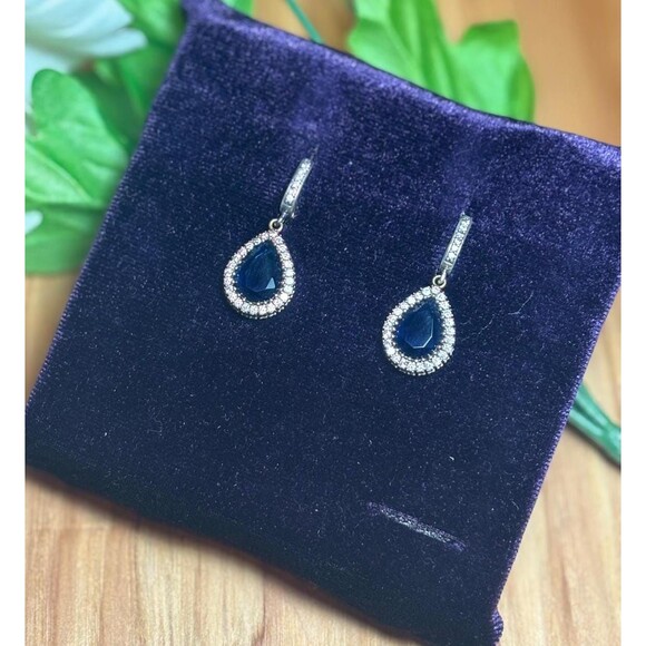 925 Sterling Silver Turkish Vintage Earrings for Women, NEW, Antique, Handmade - Picture 4 of 4